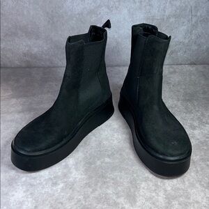 Vagabond Shoemakers NWOT Women's EU 40 Black Leather Suede Platform Ankle Boots